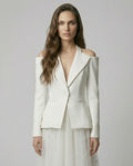 Cold-Shoulder Blazer