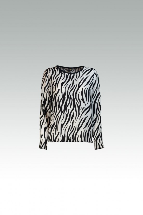 Zebra print bluza